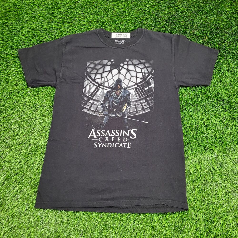 Assassins-Creed Syndicate Shirt Medium 19x26 Black